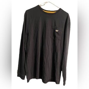 Caterpillar (CAT) Men's Trademark
Pocket Long Sleeve T-Shirt Size
Large Black
